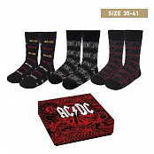 ACDC Socks 3-Pack High Voltage 35-41