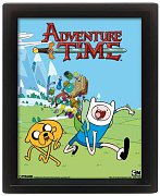 Adventure Time Framed 3D Effect plakát  Pack Goodies 26 x 20 cm (3)
