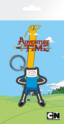 Adventure Time gumová klíčenka  Finn 7 cm