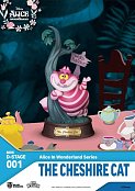 Alice in Wonderland Mini Diorama Stage PVC Statue The Cheshire Cat 10 cm