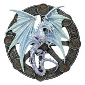 Anne Stokes Plaque Yule Dragon 32 cm - Severely damaged packaging