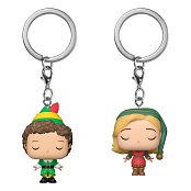 Elf POP! Vinyl Keychain 2-Pack Buddy & Jovie 4 cm