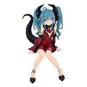 Hatsune Miku Noodle Stopper PVC Statue Miku Flower Fairy Morning Glory 14 cm