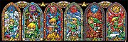 Legend of Zelda Mini Poster Pack Stained Glass 40 x 50 cm (5)
