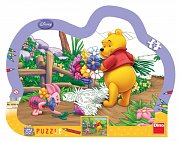 Medvídek Pů (puzzle s pastelkama)