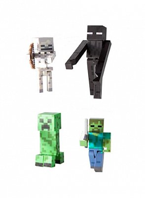 Minecraft Akční figurky Postavy - 4 kusy