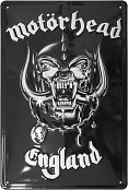 Motörhead Cínová cedule England 20 x 30 cm