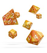 Oakie Doakie Dice RPG Set Gemidice - Sunstone (7)
