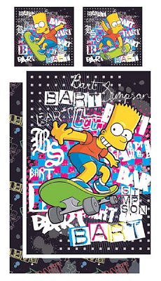 Simpsonovi Povlečení Bart grafiti
