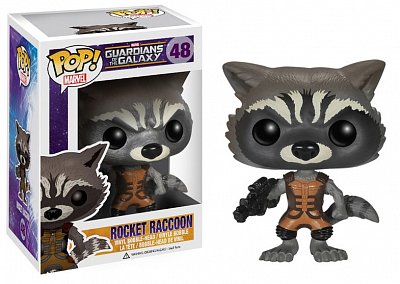 Strážci galaxie Figurka s kývací hlavou POP! Rocket Raccoon