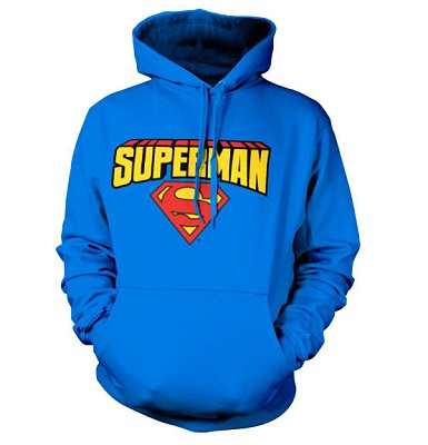 Superman Hooded Sweater Blockletter