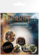 The Hobbit The Desolation of Smaug Pin Badges 6-Pack Mix