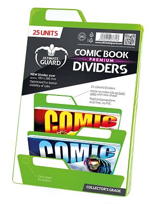 Ultimate Guard Premium Comic Book Dividers Green (25)
