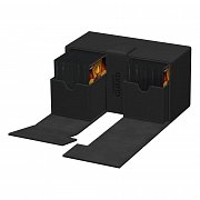 Ultimate Guard Twin Flip`n`Tray 200+ XenoSkin Monocolor Black