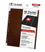 Ultimate Guard 18-Pocket Pages Side-Loading Brown (10)
