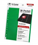 Ultimate Guard 18-Pocket Pages Side-Loading Green (10)