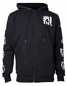 Aggretsuko Hooded Sweater Sleeve Faces