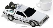Back to the future diecast model time machine 15 cm --- damaged packaging
