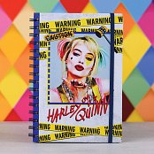 Birds Of Prey Wiro Notebook A5 Harley Quinn Warning