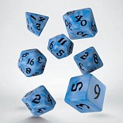 Classic RPG Runic Dice Set glacier & black (7)