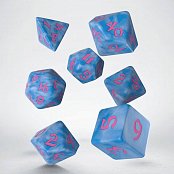 Classic RPG Runic Dice Set glacier & pink (7)