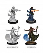 D&D Nolzur\'s Marvelous Miniatures Unpainted Miniatures Female Human Wizard Case (6)