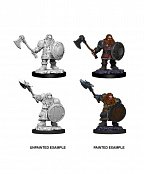 D&D Nolzur\'s Marvelous Miniatures Unpainted Miniatures Male Dwarf Fighter Case (6)