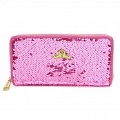 Disney by Loungefly Flap Purse Sleeping Beauty Reversible Sequin