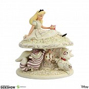 Disney Statue White Woodland Alice in Wonderland (Alice in Wonderland) 18 cm