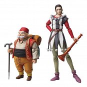 Dragon quest xi echoes of an elusive age bring arts action figures sylvando & rab 12 - 15 cm --- damaged packaging