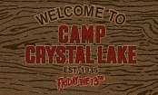Friday the 13th Doormat Welcome To Camp Crystal Lake 43 x 73 cm