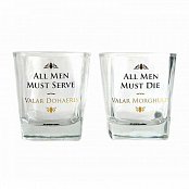 Game of Thrones Drinking Glass 2-Pack Valar Dohaeris / Valar Morghulis