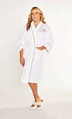 Harry Potter Ladies Fleece Bathrobe Golden Snitch