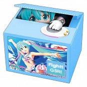 Hatsune Miku GT Project PVC Talking Coin Bank Racing Miku 2019 Ver. Chatting Bank 002 12 cm