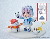 Hyperdimension Neptunia Statue Dekachiccha! Snow Nep Fuwafuwa Version 18 cm