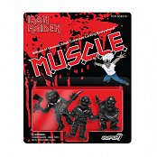 Iron Maiden MUSCLE Figures 3-Pack (Black) 4 cm