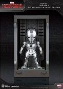 Iron man 3 mini egg attack action figure hall of armor iron man mark ii 8 cm