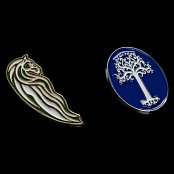 Lord of the Rings Collectors Pins 2-Pack Rohan Horse & White Tree