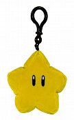 Mario Kart Mocchi-Mocchi Clip On Plush Hanger Super Star 10 cm