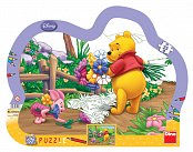 Medvídek Pů (puzzle s pastelkama)