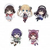 Saekano: How to Raise a Boring Girlfriend Fine Nendoroid Plus PVC Keychain 5-Pack Vol. 1 6 cm