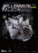 Star Wars Episode VIII Egg Attack Floating Model with Light Up Function Millennium Falcon 14 cm