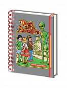 Steven Rhodes Wiro Notebook A5 Don\'t Talk To Strangers