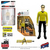 The Big Bang Theory Action Figures with Diorama Set Leonard TOS EE Exclusive 10 cm