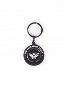 The Legend of Zelda Metal Keychain Zelda Black & White Spinner Logo