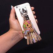 Tokidoki USB Charging Cable 3in1 with Keychain Glitter Tassel