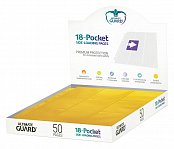 Ultimate Guard 18-Pocket Pages Side-Loading Yellow (50)