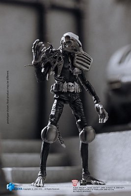 2000 AD Exquisite Mini Action Figure 1/18 Black and White Judge Mortis 10 cm