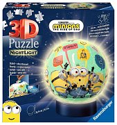 3D puzzle noční světlo Ball Minions 2