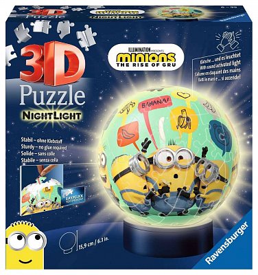 3D puzzle noční světlo Ball Minions 2